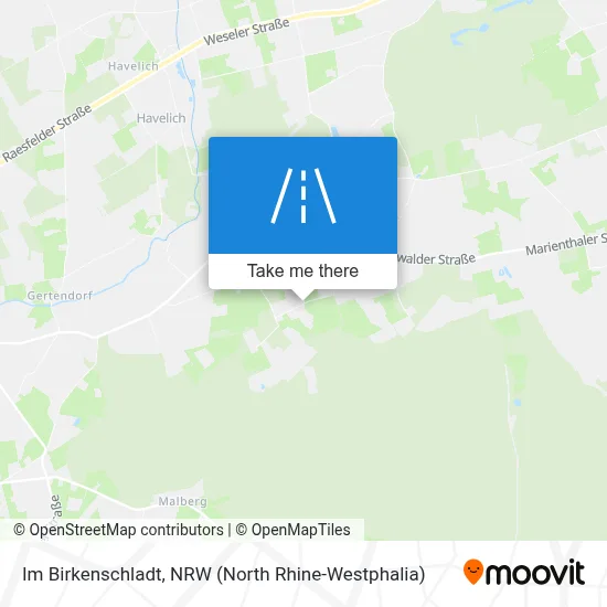 Im Birkenschladt map