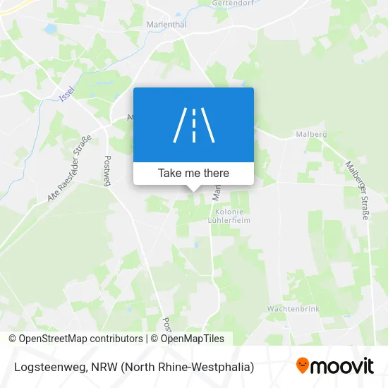 Карта Logsteenweg
