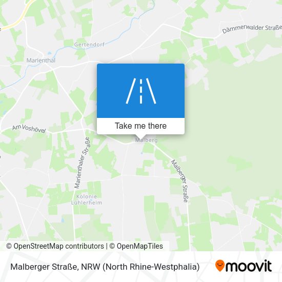 Malberger Straße map