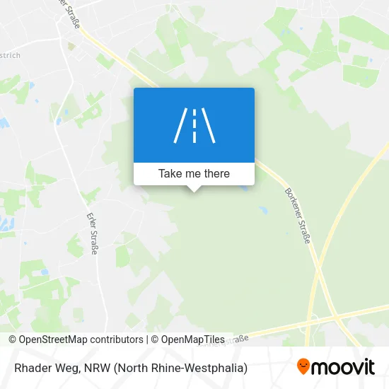 Карта Rhader Weg