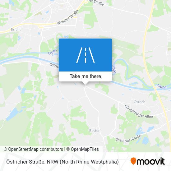 Östricher Straße map