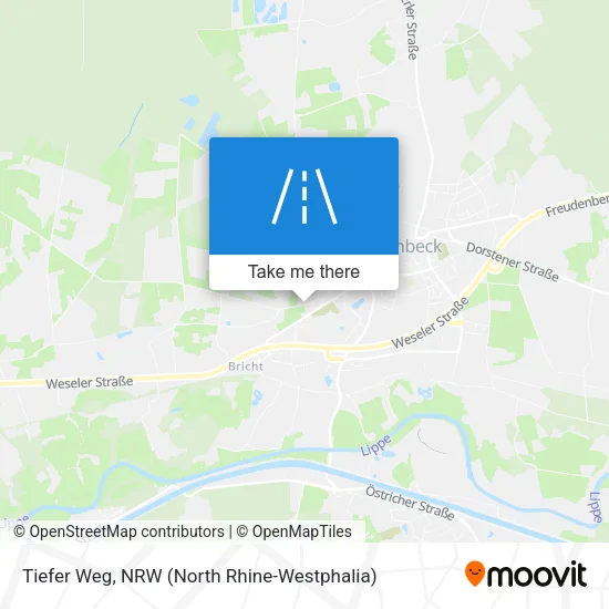 Карта Tiefer Weg