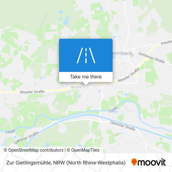 Zur Gietlingsmühle map
