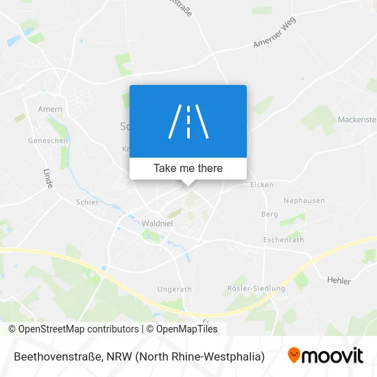 Beethovenstraße map