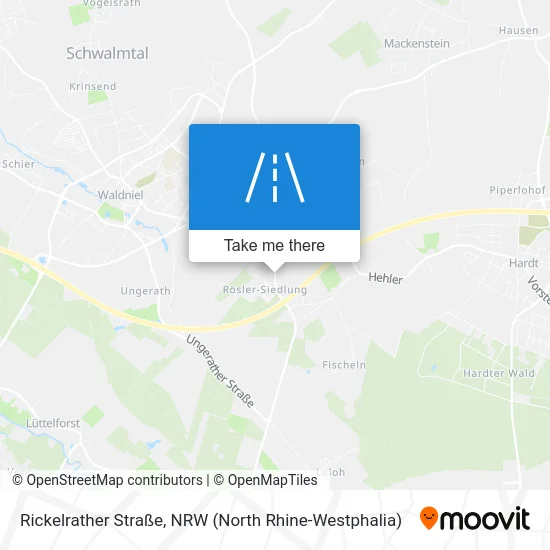 Rickelrather Straße map