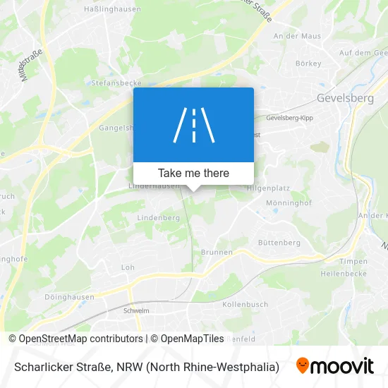 Карта Scharlicker Straße