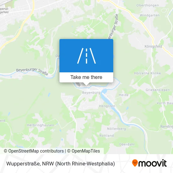 Карта Wupperstraße