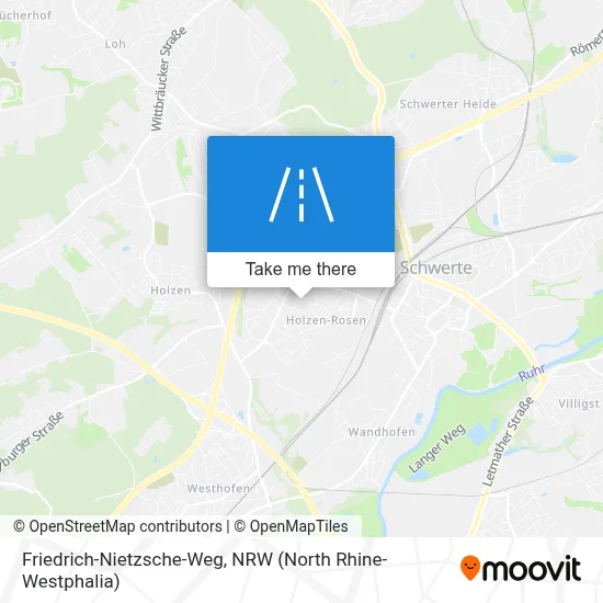 Friedrich-Nietzsche-Weg map