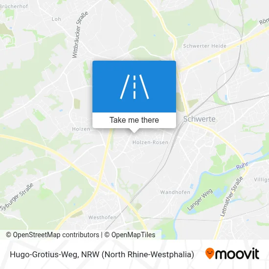 Hugo-Grotius-Weg map