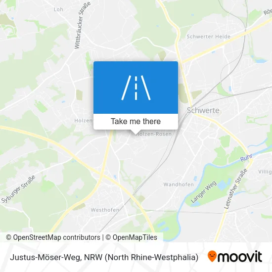 Карта Justus-Möser-Weg
