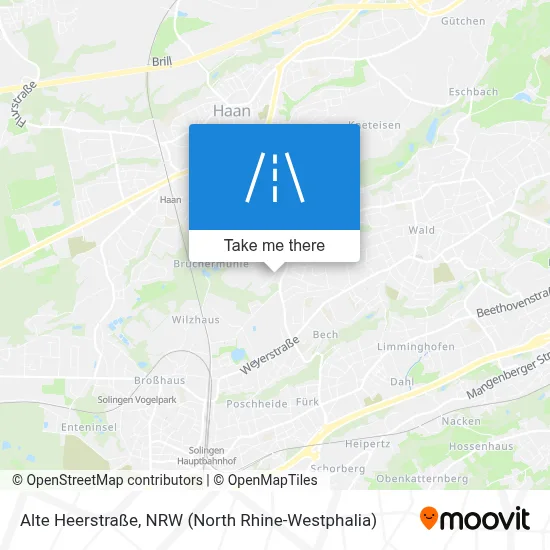 Alte Heerstraße map