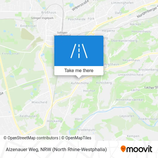 Alzenauer Weg map