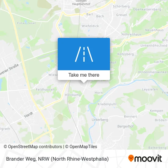 Карта Brander Weg