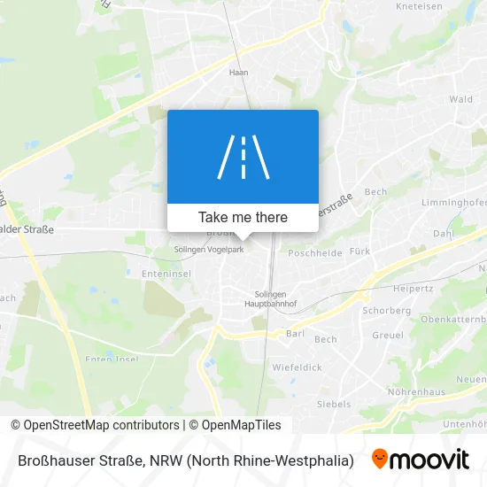 Карта Broßhauser Straße