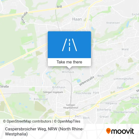 Caspersbroicher Weg map
