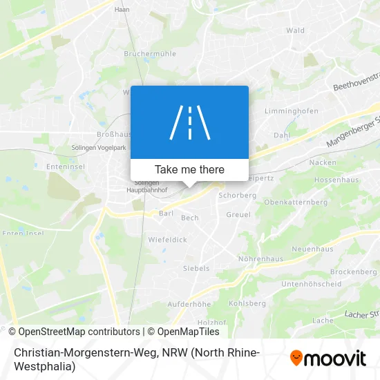 Christian-Morgenstern-Weg map