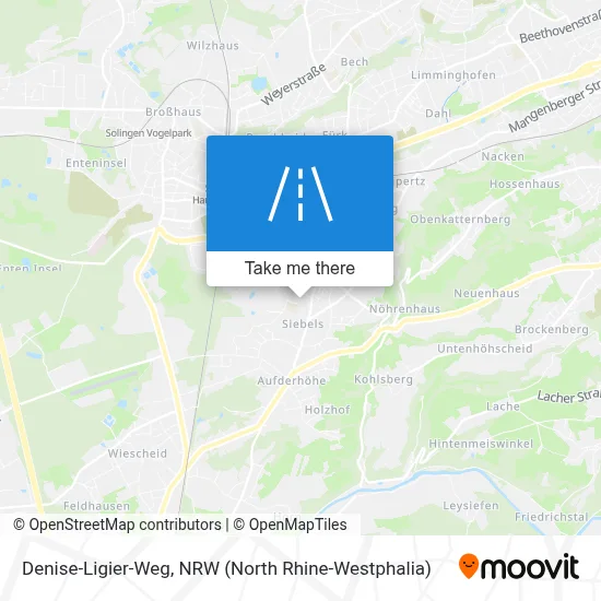 Denise-Ligier-Weg map