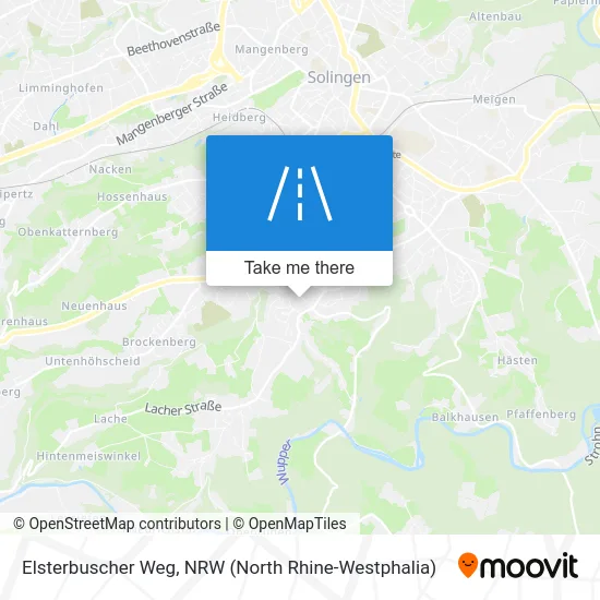 Карта Elsterbuscher Weg