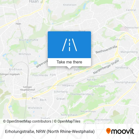 Карта Erholungstraße