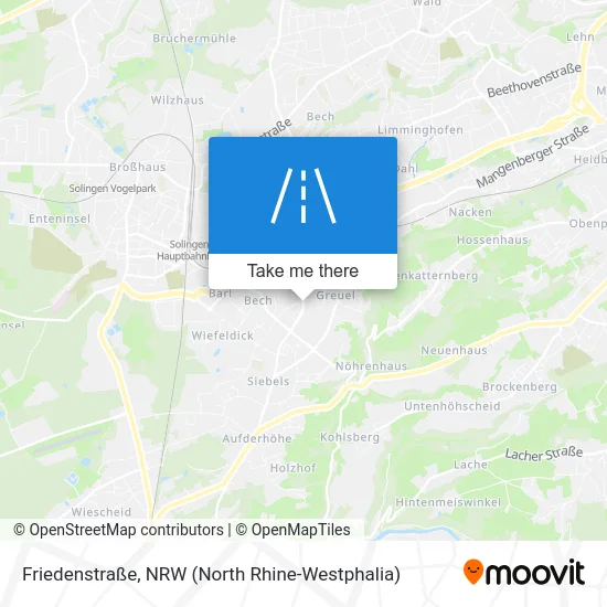 Friedenstraße map