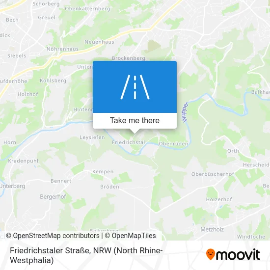 Карта Friedrichstaler Straße