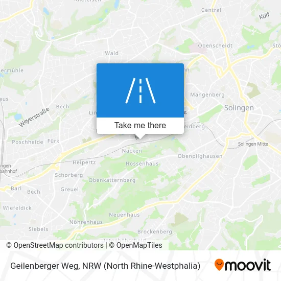 Geilenberger Weg map