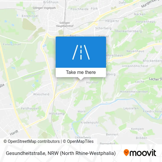 Карта Gesundheitstraße