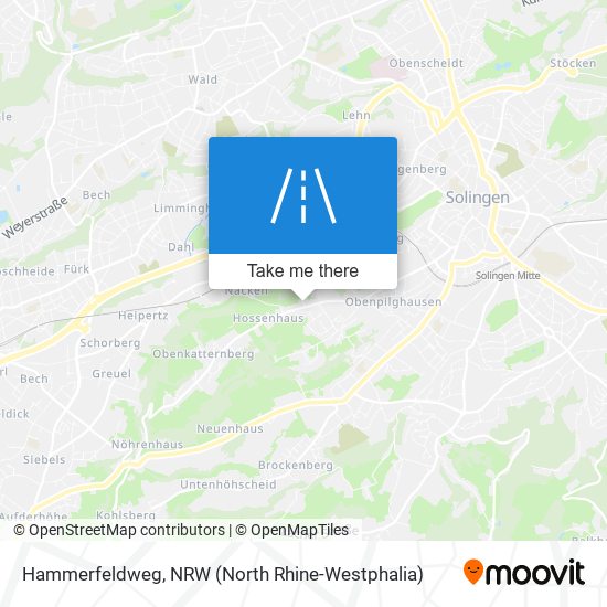 Hammerfeldweg map