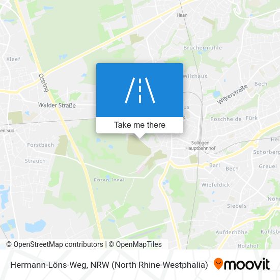Hermann-Löns-Weg map