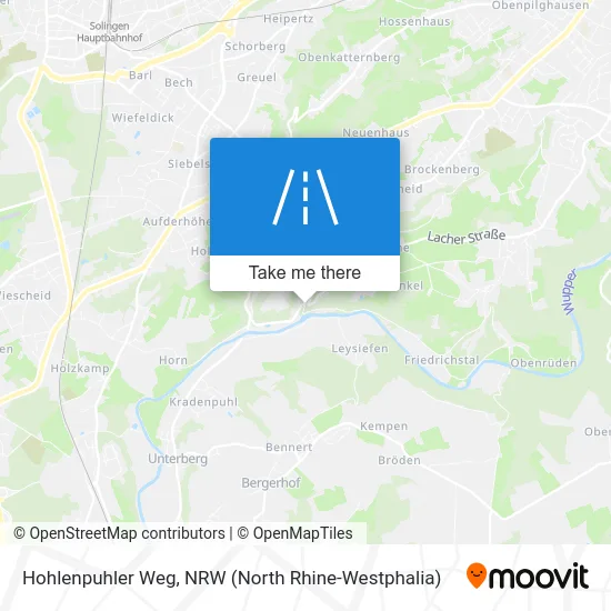 Hohlenpuhler Weg map