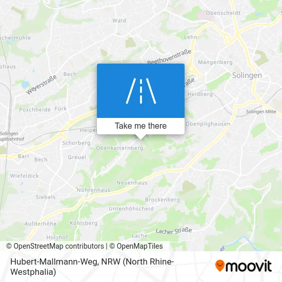 Hubert-Mallmann-Weg map