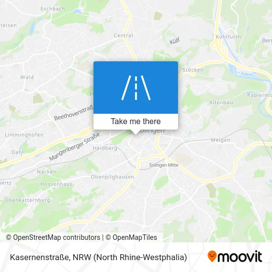 Карта Kasernenstraße