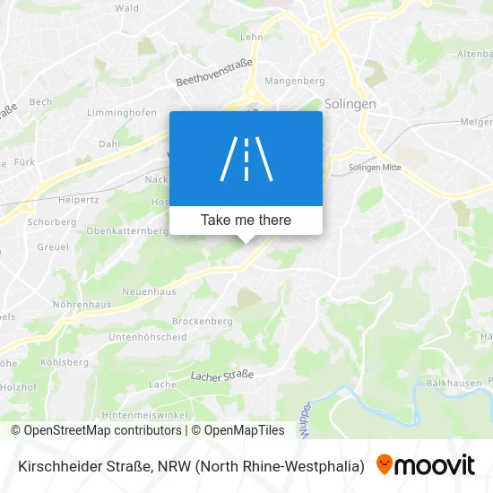 Карта Kirschheider Straße