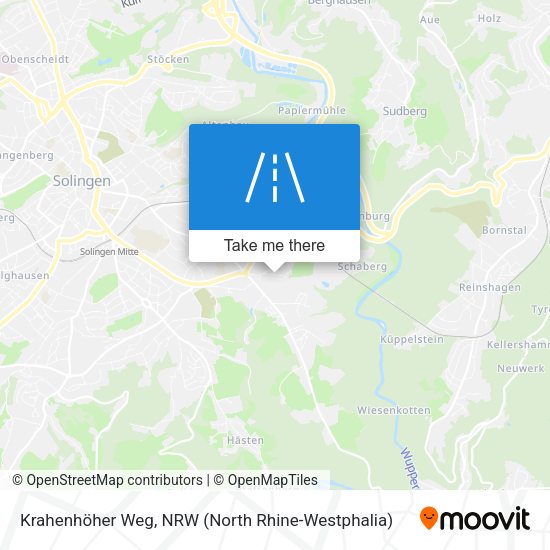 Krahenhöher Weg map