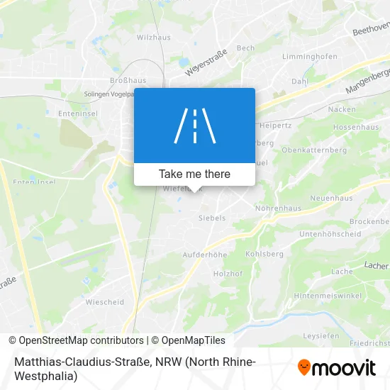 Карта Matthias-Claudius-Straße