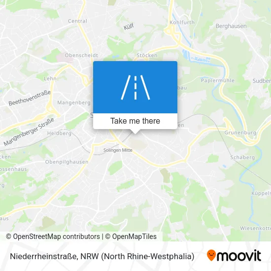 Карта Niederrheinstraße