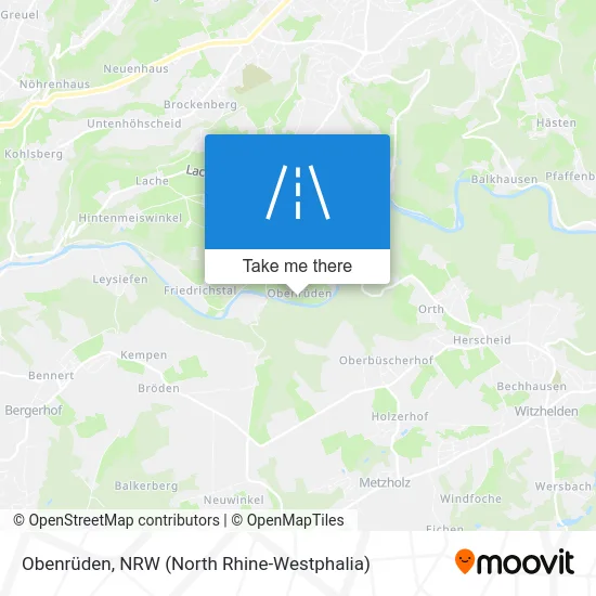 Карта Obenrüden