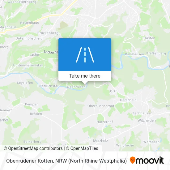 Карта Obenrüdener Kotten