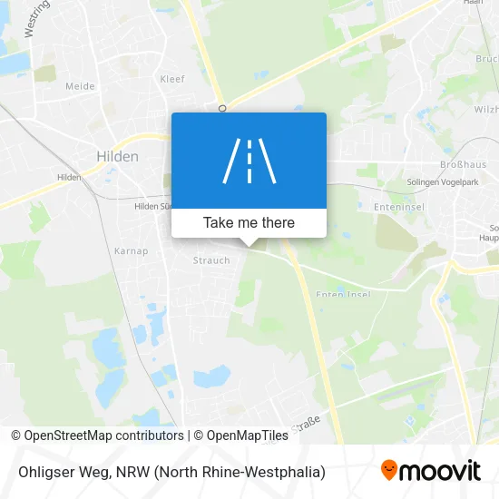 Карта Ohligser Weg