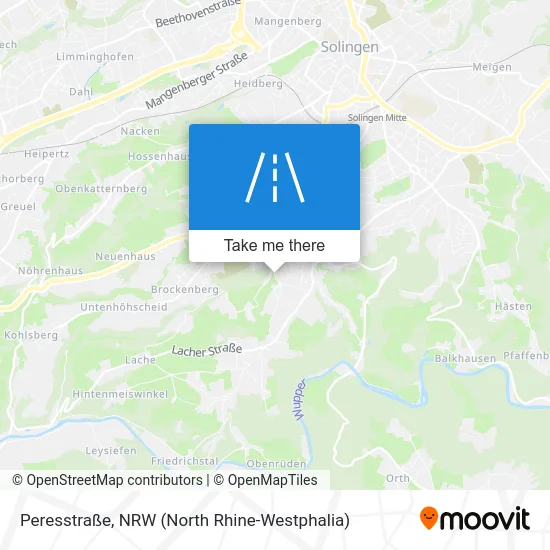 Карта Peresstraße