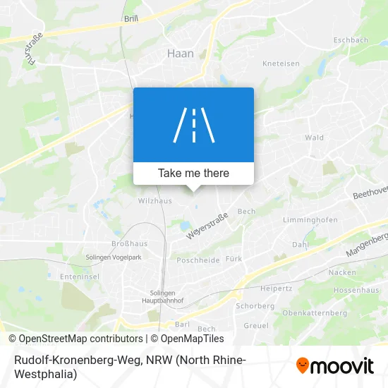 Rudolf-Kronenberg-Weg map