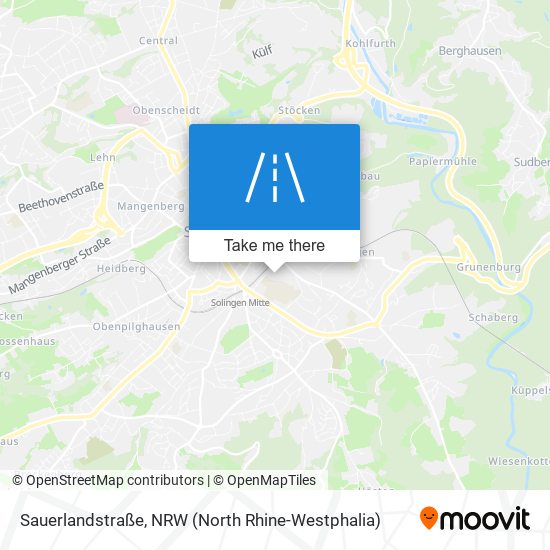 Sauerlandstraße map