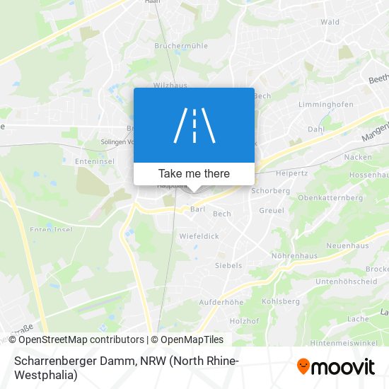 Scharrenberger Damm map