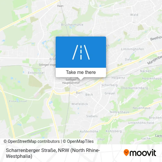 Карта Scharrenberger Straße