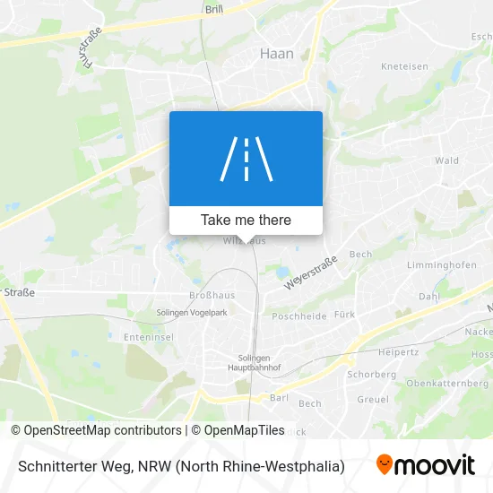 Schnitterter Weg map