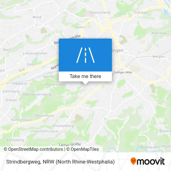 Карта Strindbergweg