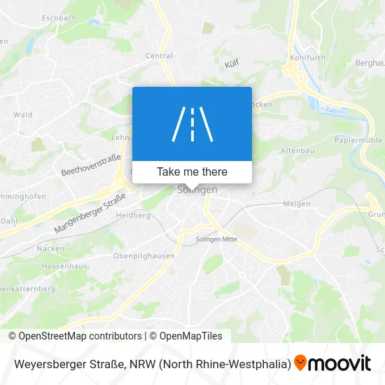 Карта Weyersberger Straße