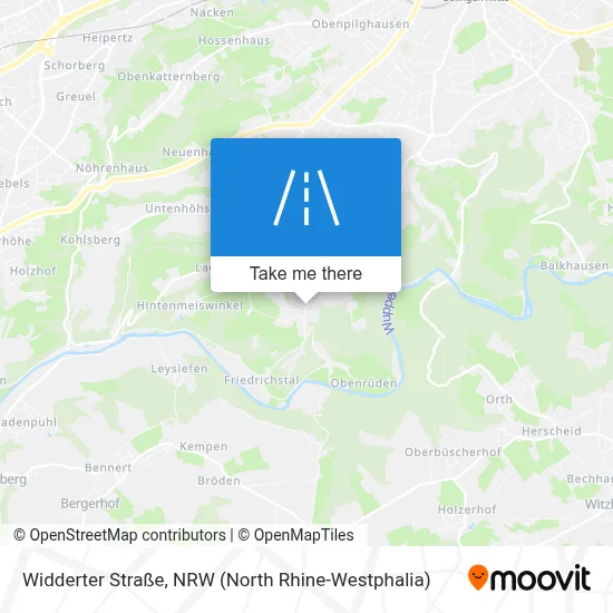 Widderter Straße map