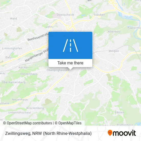 Карта Zwillingsweg