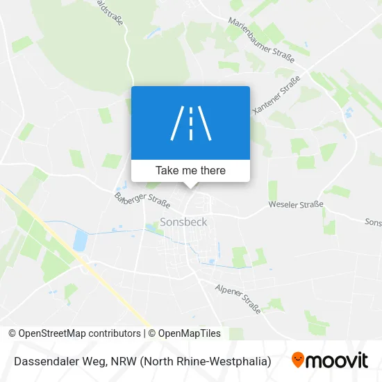 Карта Dassendaler Weg